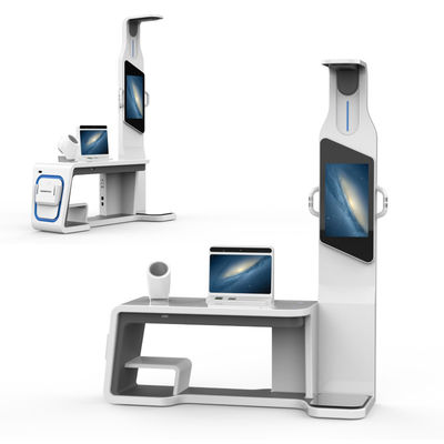 Chiosco di telemedicina a schermo LCD HD per il controllo della salute del corpo e il monitoraggio della pressione sanguigna