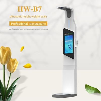 Display LCD Scale di altezza e peso ad ultrasuoni per il tipo di visualizzazione della composizione del corpo