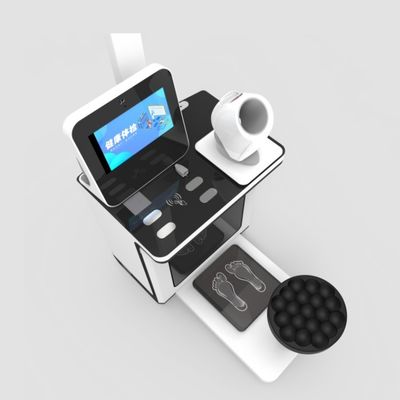 Chiosco di controllo sanitario acrilico multifunzione per valutazioni di salute complete