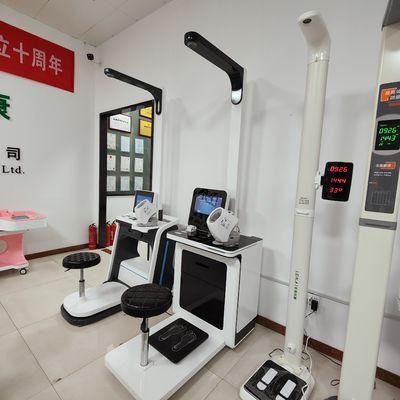 Chiosco di controllo sanitario acrilico multifunzione per valutazioni di salute complete