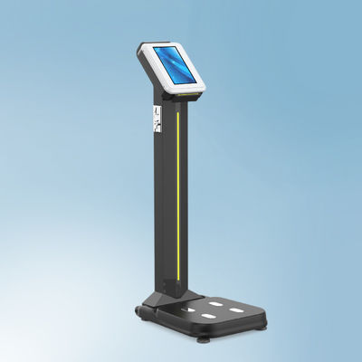 Otto elettrodi ABS e display LCD in acciaio inossidabile Monete Scala del grasso corporeo per il controllo della salute