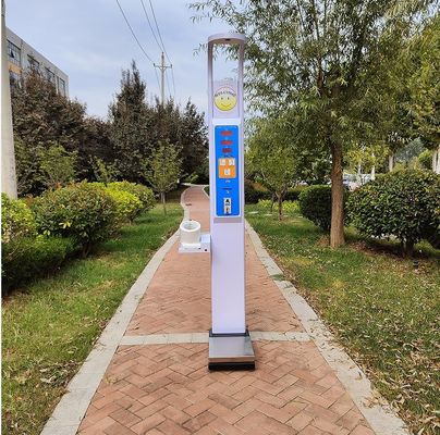 Moderna moneta elettronica con altezza e peso per cliniche, scuole e palestre