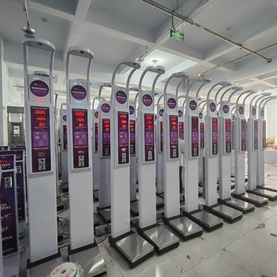 Macchina per misurare l'altezza e il peso a monete in acciaio con dimensioni di imballaggio 104*34*35 cm