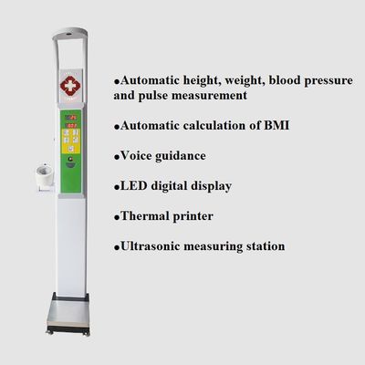 33*55*235cm Display a LED Altezza corporea Peso BMI Presione sanguigna