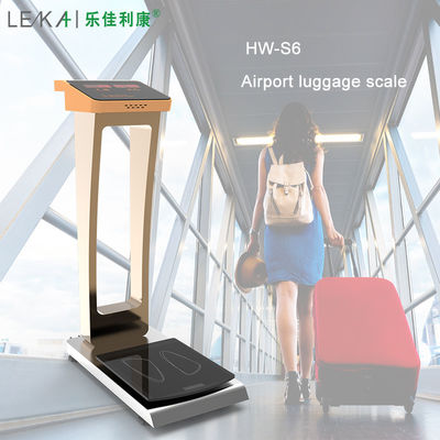 Hotel e Aeroporto Moneta Operato 300kg Scala del bagaglio con display LED Alta precisione