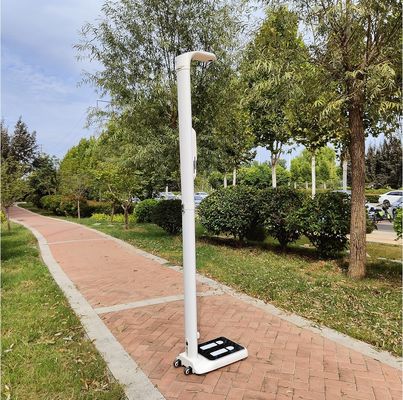 Analisi della composizione corporea e misurazione della temperatura con una bilancia digitale
