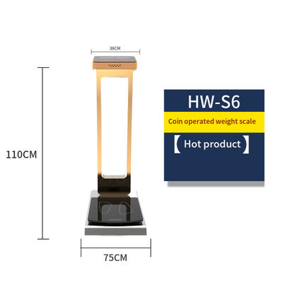 36*75*110cm Dimensione complessiva in piedi Scala di peso del corpo medico per adulti con precisione di 0,1 kg