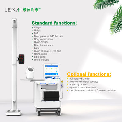 SDK Funzione 15-inch touch screen Self-service Sanità del corpo macchina di esame fisico