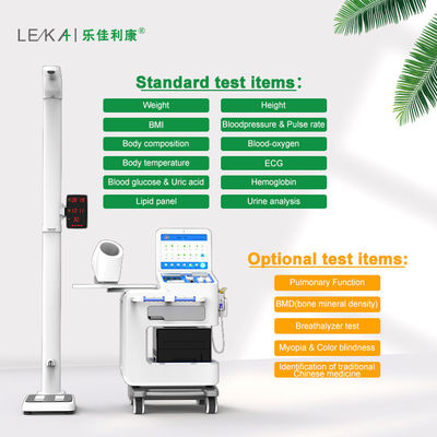 SDK Funzione 15-inch touch screen Self-service Sanità del corpo macchina di esame fisico