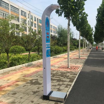 100-240V Ultrasuoni a moneta operata 500kg Peso e altezza analizzatore del corpo Scale per la clinica