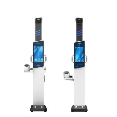 Macchina di analisi del corpo in acciaio da 19 pollici LCD touch screen per il controllo della salute Android