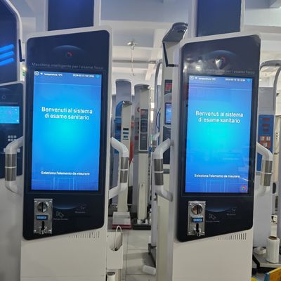 Macchina intelligente per il controllo della salute 19 pollici Android BMI Kiosk con funzioni opzionali