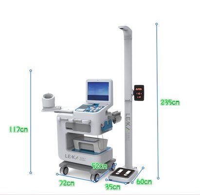 Macchina di chiosco di controllo sanitario intelligente con stampante A4 e SDK user-friendly
