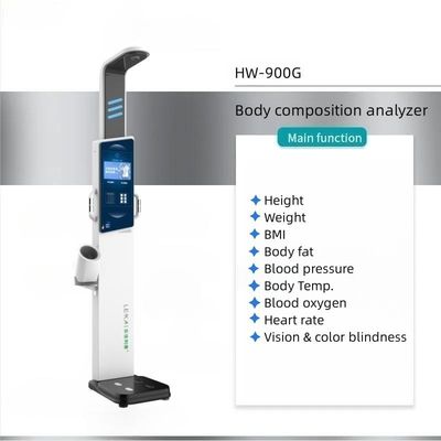 Funzione altezza Chiosco di controllo sanitario intelligente a monete con stampante G.W 43kg