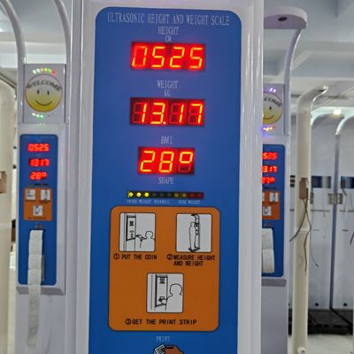Supporto ODM personalizzato Macchina di vendita medica ad ultrasuoni per il monitoraggio dell' BMI e dell' altezza