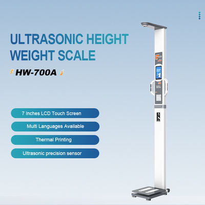 Scala personale 33*46*230cm Scala elettrica digitale di altezza e peso con stampa