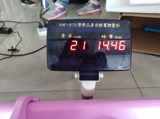 Scala di misura del peso e dell'altezza del neonato con dimensioni del prodotto di 129*50*30 cm Risultati accurati