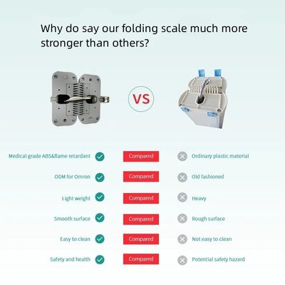AC100-240V Fornitura di alimentazione Altezza ultrasonica Peso Bmi Scala per i clienti di farmacia