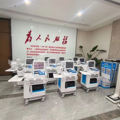 Diagnosi fisica rapida con la macchina di controllo sanitario self-service 56 articoli rilevati