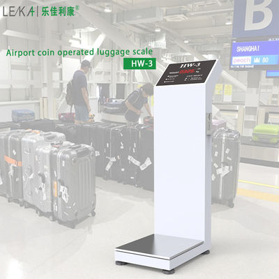 Conveniente macchina di pesatura a moneta per pesare i bagagli degli hotel aeroportuali