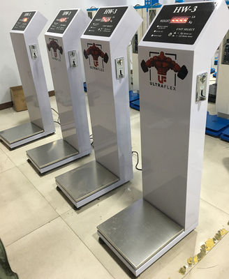 Conveniente macchina di pesatura a moneta per pesare i bagagli degli hotel aeroportuali