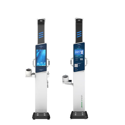 19&quot; schermo LCD a tocco Stazione di controllo sanitario ad ultrasuoni per la misurazione del grasso corporeo dell'IMC