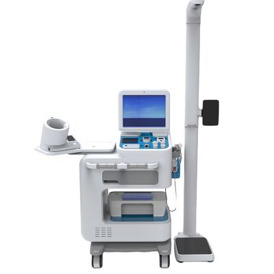 Full Touch LCD Screen Body Check Up Kiosk per le cliniche Soluzione di autoservizio intelligente