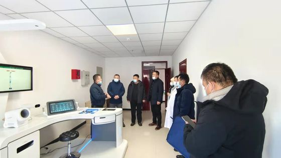 Macchina di esame fisico multifunzione HW-V9000 con schermo LCD a colpo pieno da 32'