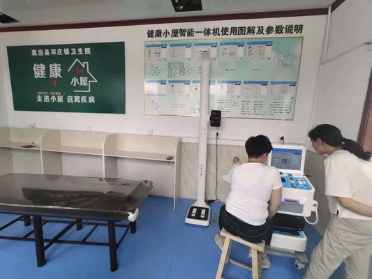 15' LCD touch screen Smart full body check up kiosk per i centri sanitari