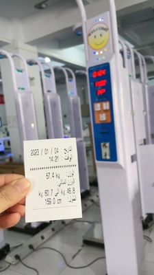 500kg 200kg Ultrasuoni Monete Peso e altezza operati Scala BMI IMC Vending Farmacia Saldo