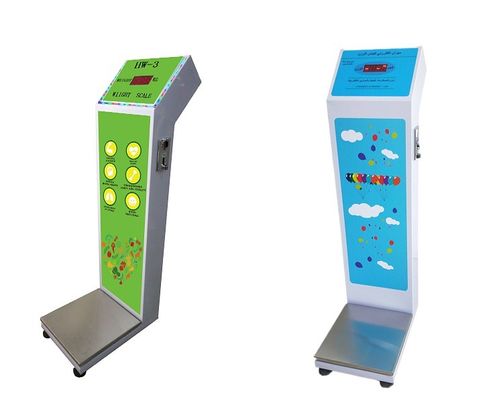 Scala digitale di misura del peso corporeo con funzione operata da monete N.W/ G.W 27KG/ 30KG