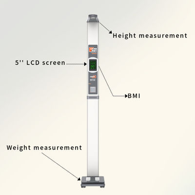 Altezza Peso Funzione di misura del BMI 20kg Scala di pesatura per adulti pieghevole digitale 20kg