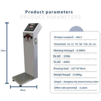 Pesatrici di bagagli a monete Pesatura elettronica con precisione di 0,1 kg