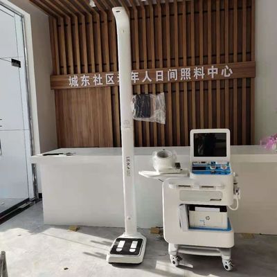 LEKA Scale del grasso corporeo Il chiosco sanitario per la diagnosi rapida e il display LCD da 15'