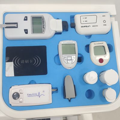 Scala di altezza e peso medica ad ultrasuoni per la diagnosi della salute Chiosco HW-V6000 Corpo intero