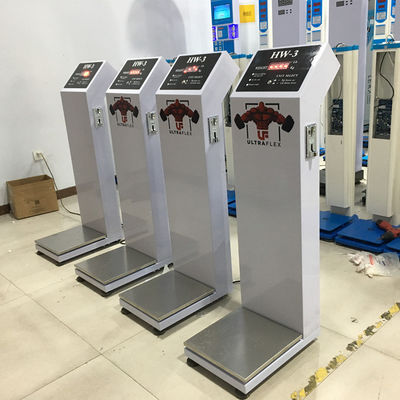 Intervallo di peso preciso 8-200kg Scala corporea per palestra a monete e dimensione complessiva 34*50*123cm