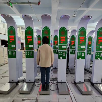 Pesatrici per farmacia con display a LED a monete per la misurazione del peso e dell'altezza