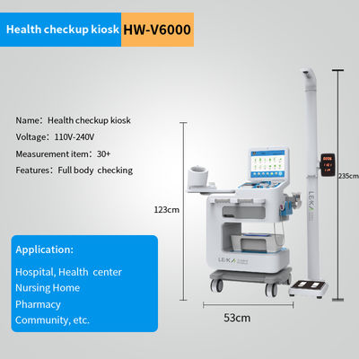 Display LCD Ospedale Salute del corpo intero Attrezzature per esami fisici per il controllo della salute