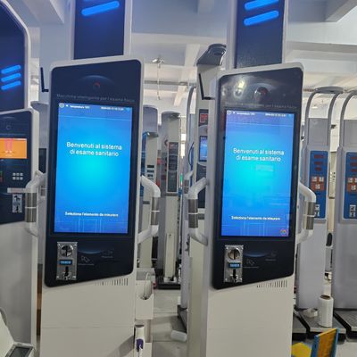Farmacia medica Stanza di controllo sanitario ad ultrasuoni Vending Machine con Scala del grasso corporeo