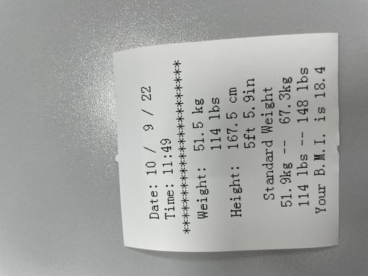 Comodo apparecchio medico ad ultrasuoni per l'altezza e il peso con alimentazione AC100-240V