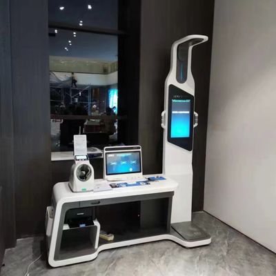 Chiosco di telemedicina HW-V7000 ABS e acciaio inossidabile per il controllo sanitario completo