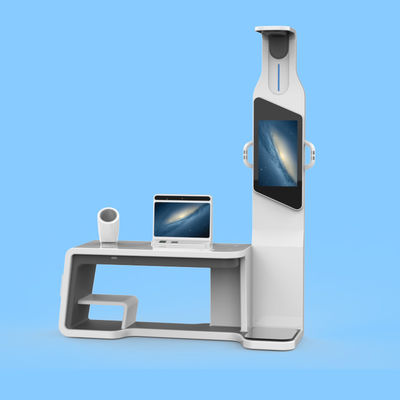 Chiosco di telemedicina a schermo LCD HD per il controllo della salute del corpo e il monitoraggio della pressione sanguigna