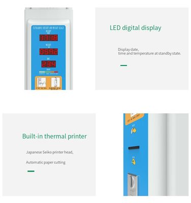 100-240V alimentazione alta precisione BMI altezza macchina di peso con tipo di display LED