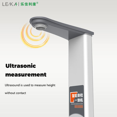Analisatore di grasso corporeo per BMI ad ultrasuoni con funzione di misurazione dell'altezza e gamma da 60 a 200 cm