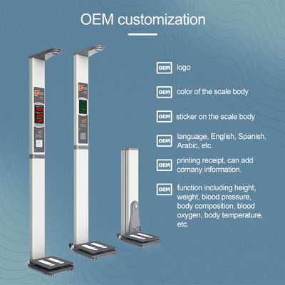 Calcolo automatico dell'IMC Display LED Scala di altezza e peso per strutture mediche