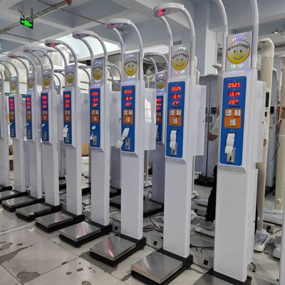 Comodo formato di imballaggio Scala digitale a moneta per la misurazione dell'altezza e del peso