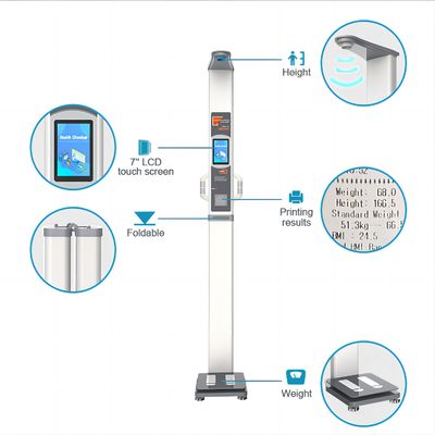 Display LCD Tipo BMI Ultrasuoni Altezza Peso Scala Sostenimento personalizzato per la pesatura