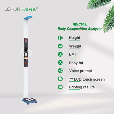 Scala digitale di altezza e peso LEKA Display LCD Gamma di peso 8-200kg Divisione 0,1kg