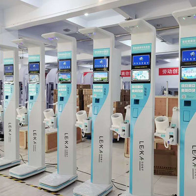 Funzionale HW-VE ultrasonica altezza corporea peso massa grassa Scale Machine per il controllo della salute