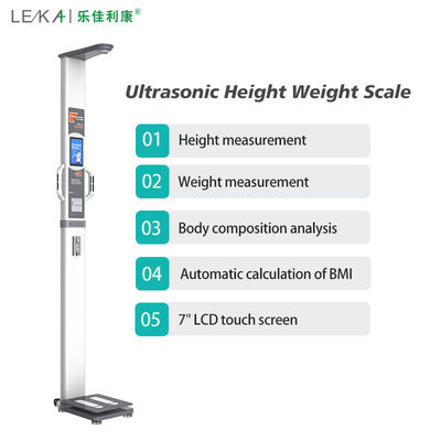 HW-700A Scala di grasso corporeo ad ultrasuoni con analisi della composizione corporea umana e peso corporeo di 30 kg